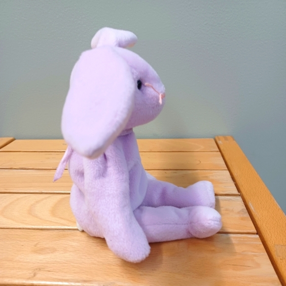 TY Beanie Babies Floppity the Bunny Beanie Baby Plush fairycore stuffed animal - Picture 5 of 11